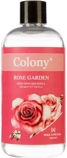 Wax Lyrical - Colony Fragranced Reed Diffuser Refill 200 ml Rose Garden Wax Lyrical - Colony Fragranced Reed Diffuser Refill 200 ml Rose Garden